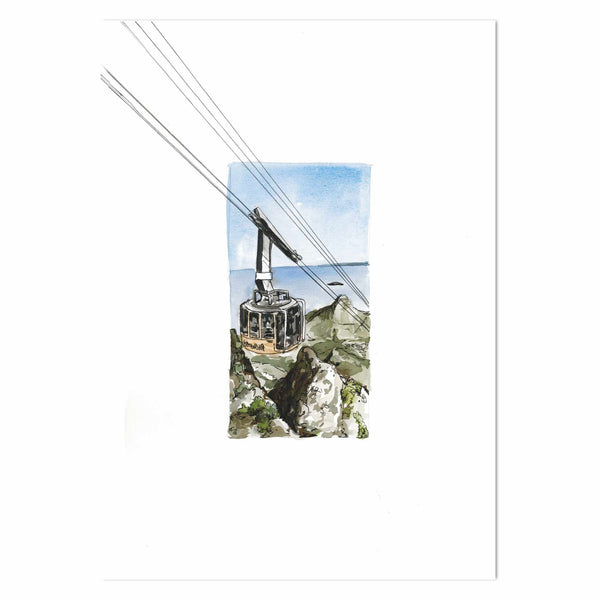 Cable Way by Mareli Art Print