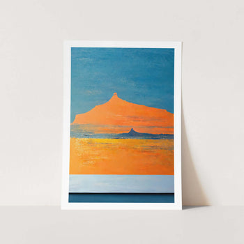 Cape Town Mountains Art Print