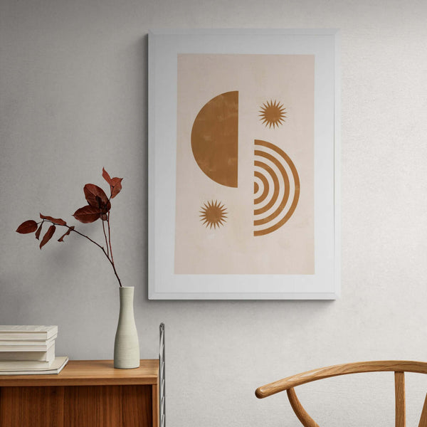Boho Semi Circle Art Print