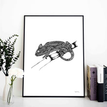 Load image into Gallery viewer, Chameleon by JMB Art Print
