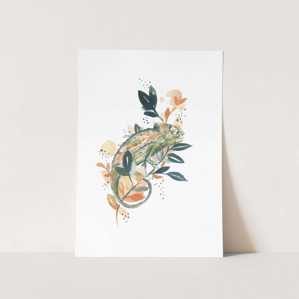 Chameleon by Mareli Art Print