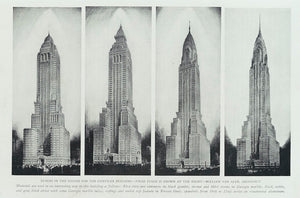 Chrysler Building Design Stages New York Art Print