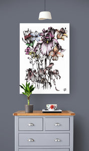 Flowers in Colour by Jenna Art Print