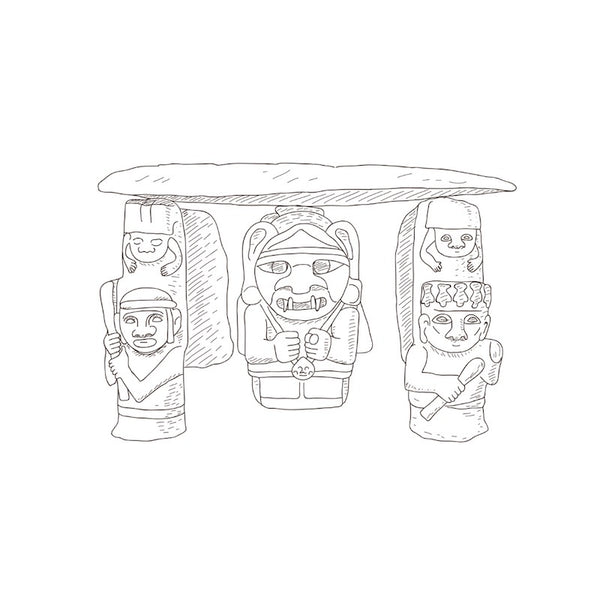 Columbia Landmark Travel Art Print