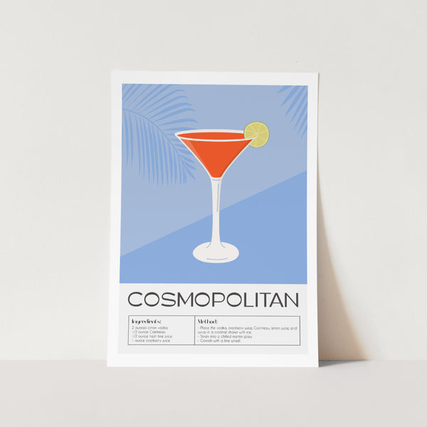 Cosmopolitan Cocktail Art Print