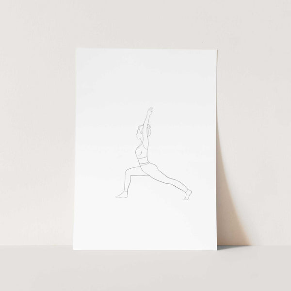 Crescent Lunge Art Print