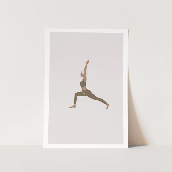 Crescent Lunge Art Print