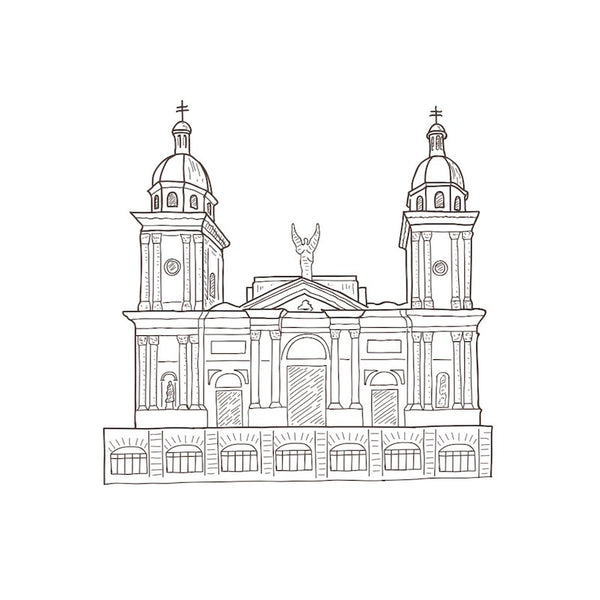 Cuba Landmark Travel Art Print