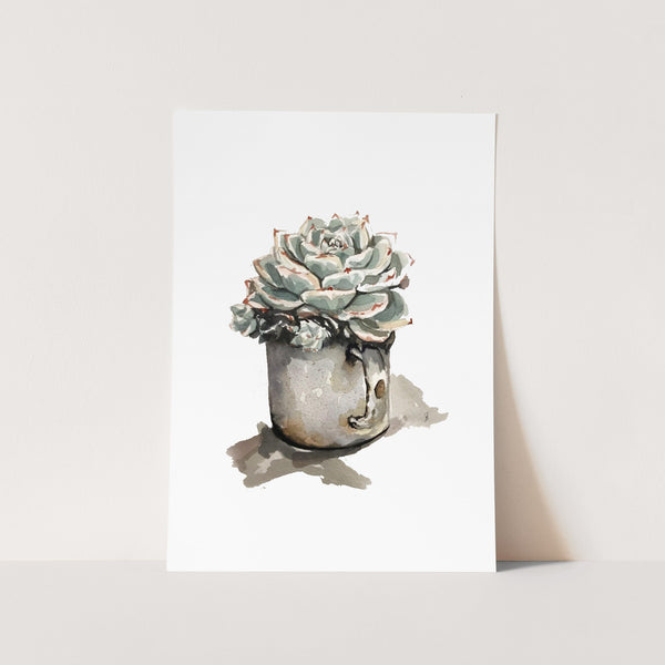 Cup of Desert Rose Art Print