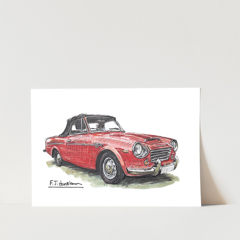 Datsun Fairlady Car Art Print