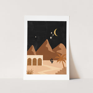 Desert Night 2 Art Print