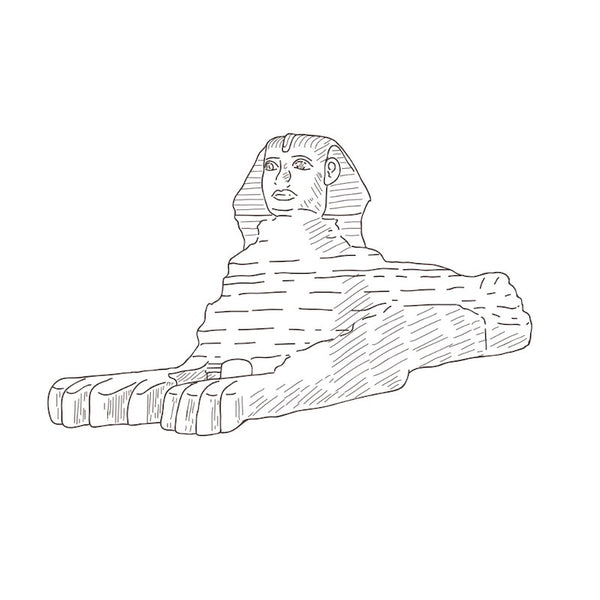 Egypt Landmark Travel Art Print