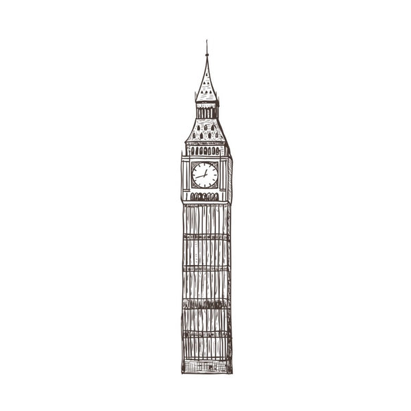 England London Big Ben Landmark Travel Art Print