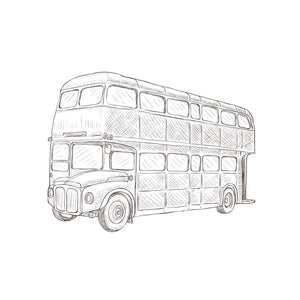 England London Bus Travel Art Print