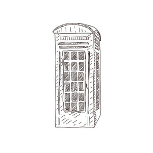 England Telephone Booth Travel Art Print