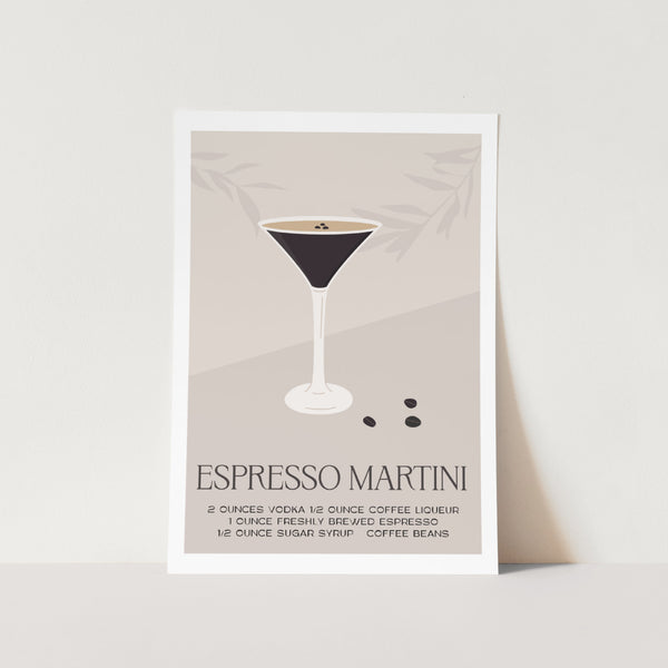 Espresso Martini 2 Cocktail Art Print