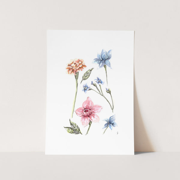 Flowers by Mareli Art Print