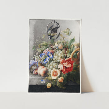 Flowers and Fruits Art Print