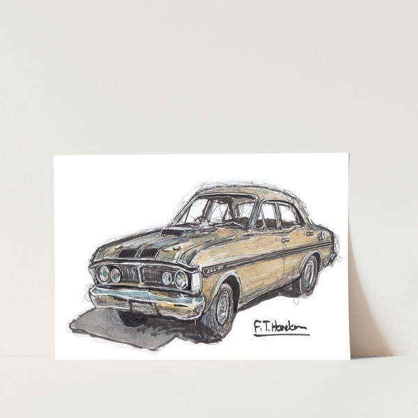 Ford Fairmont GT Car Art Print