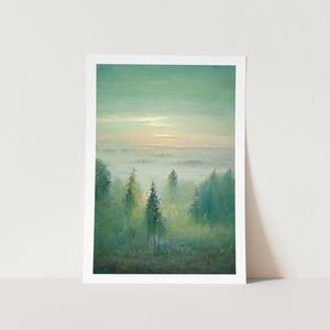 Forest Sunrise Art Print