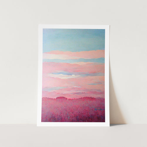 Forest Treeline Art Print