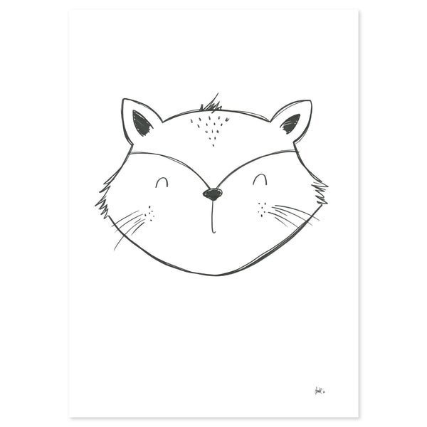 Fox by Lor Art Print