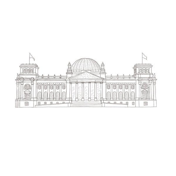 Germany Landmark Travel Art Print