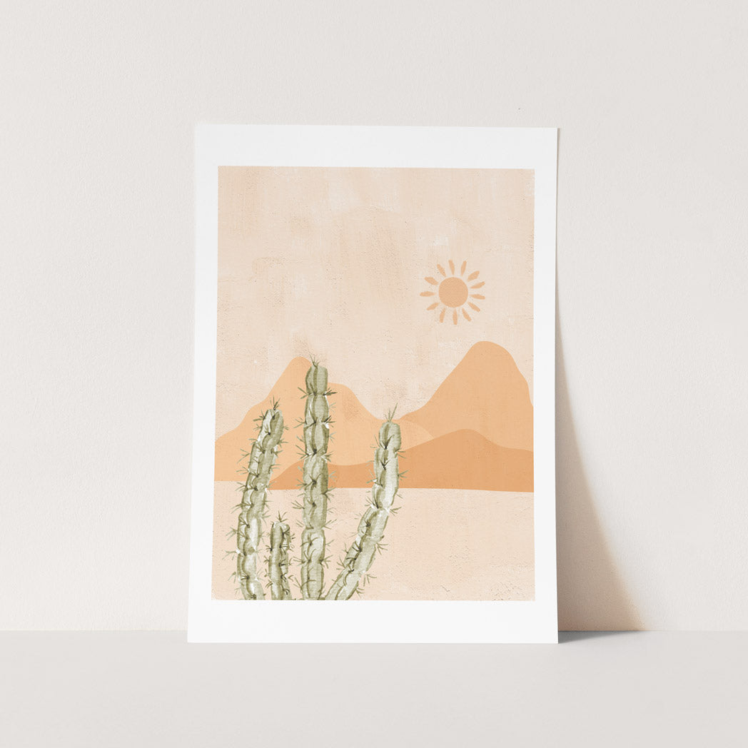 Good morning Cactus Art Print