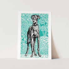 Load image into Gallery viewer, Art_print_lithograph_dog