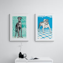 Load image into Gallery viewer, art_print_lithograph_dog