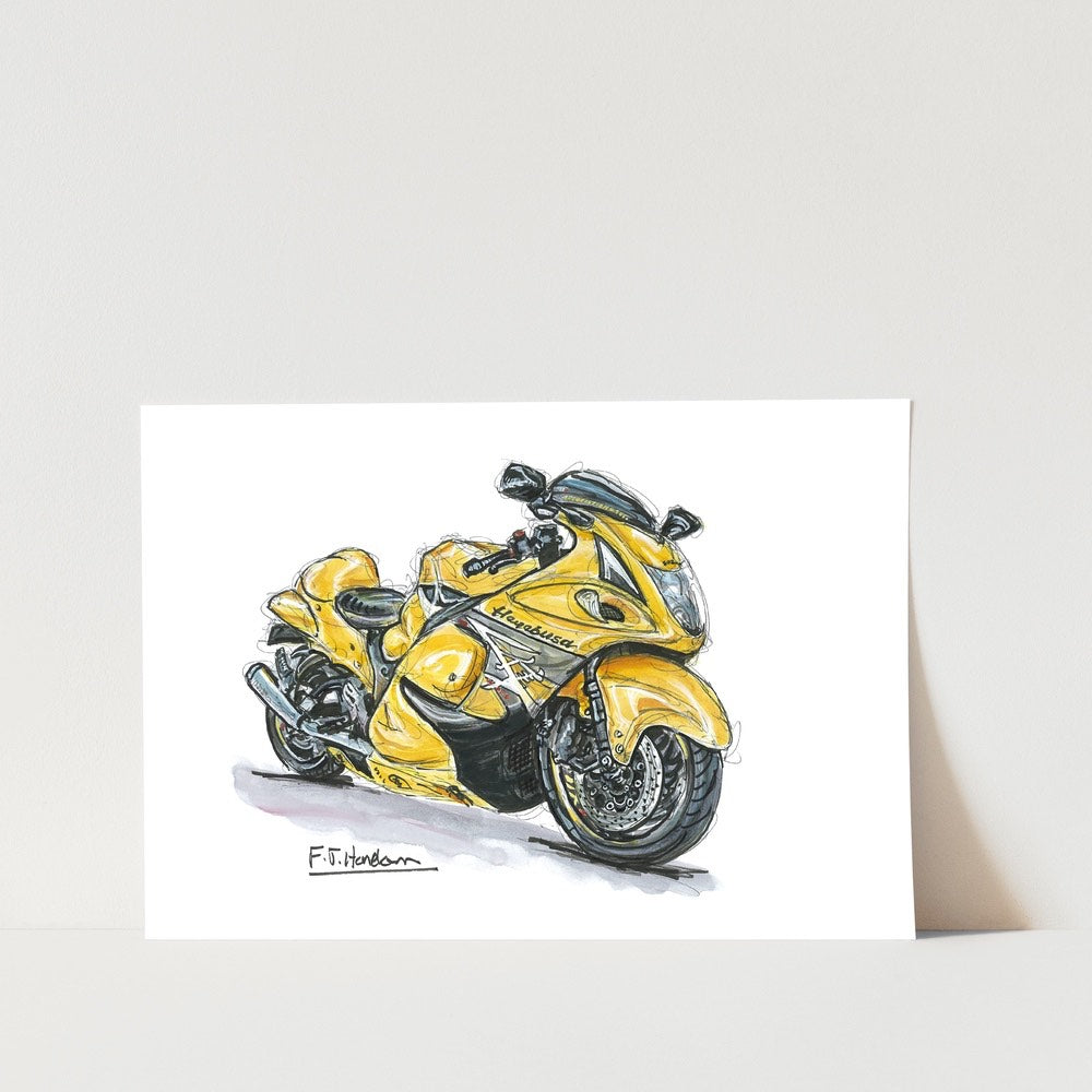 Hayabusa Motorbike Art Print