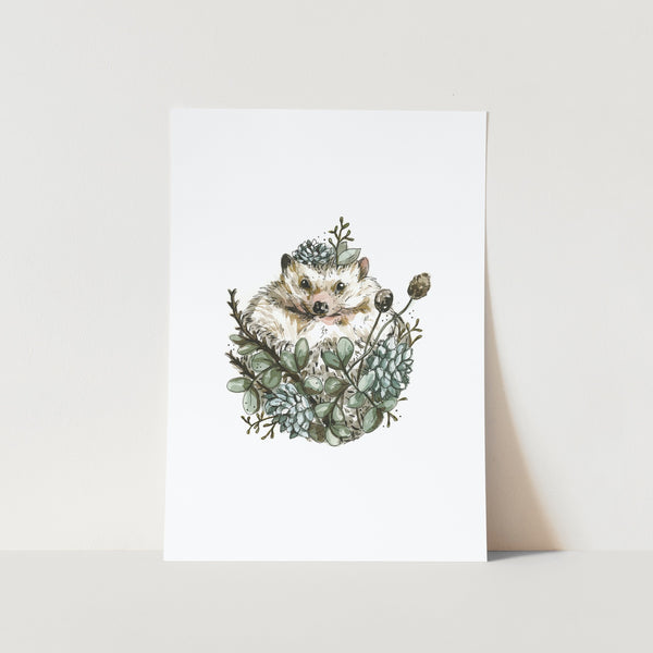 Hedgehog by Mareli Art Print