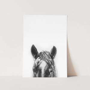 Hello Horse 2 Art Print