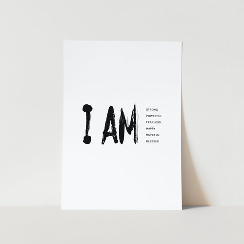 I AM Art Print