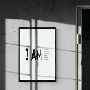 I AM Art Print