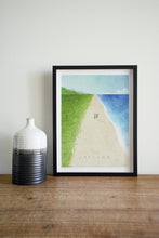 Load image into Gallery viewer, Ireland Art Print framed black
