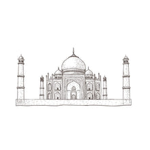 Load image into Gallery viewer, India Taj Mahal Landmark Travel Art Print