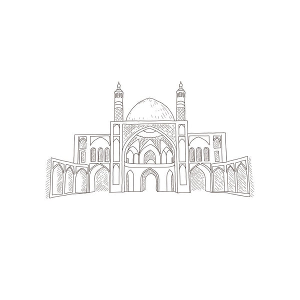 Iran Landmark Travel Art Print