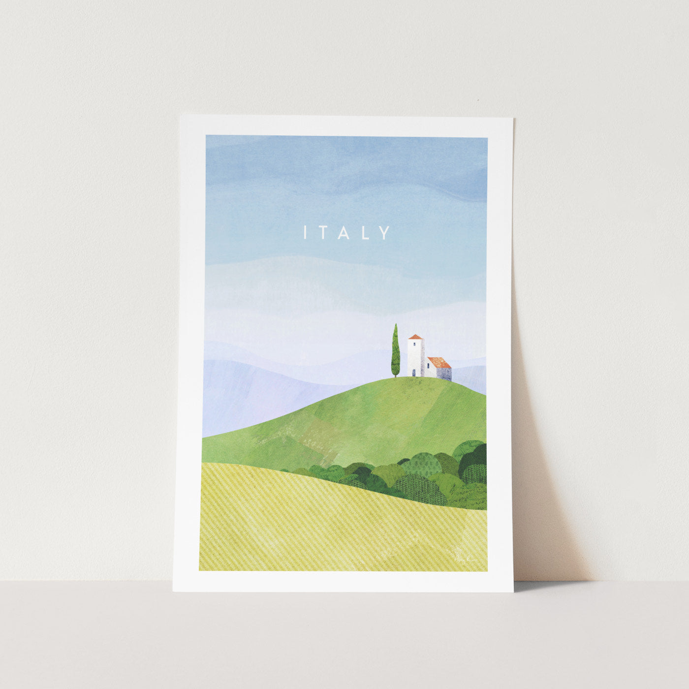 Italy Tuscany Chapel Art Print