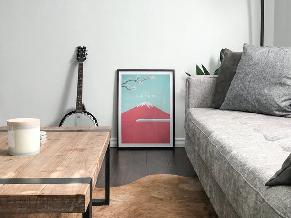 Japan Art Print black frame