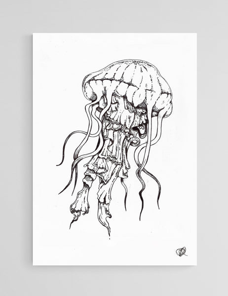 Jellyfish by Jenna Art Print