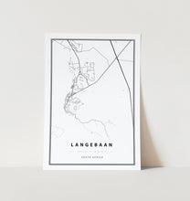 Load image into Gallery viewer, Langebaan Map Art Print