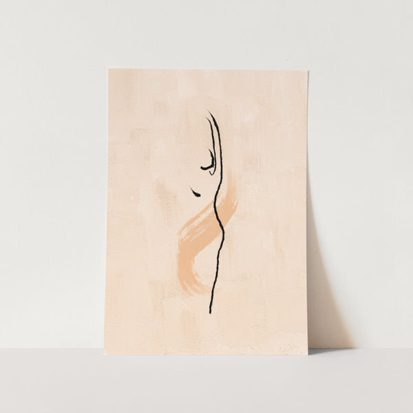 Lady Figure 2 Art Print