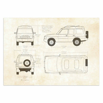 Land Rover Discovery 1996 Patent Art Print