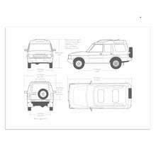 Load image into Gallery viewer, Land Rover Discovery 1996 Patent Art Print