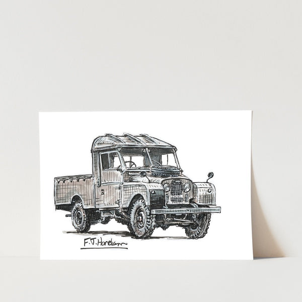 Land Rover Series 1 Car Art Print