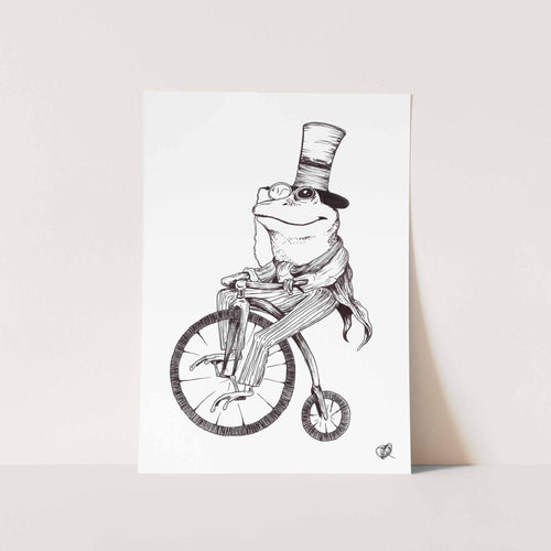 Le Frog Art Print