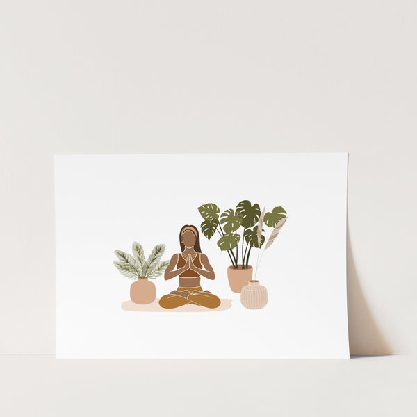 Lotus at home Art Print