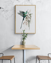 Load image into Gallery viewer, Malachite Sunbird by Mareli Art Print