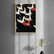 Load image into Gallery viewer, Myriad of Flying Cranes Art Print